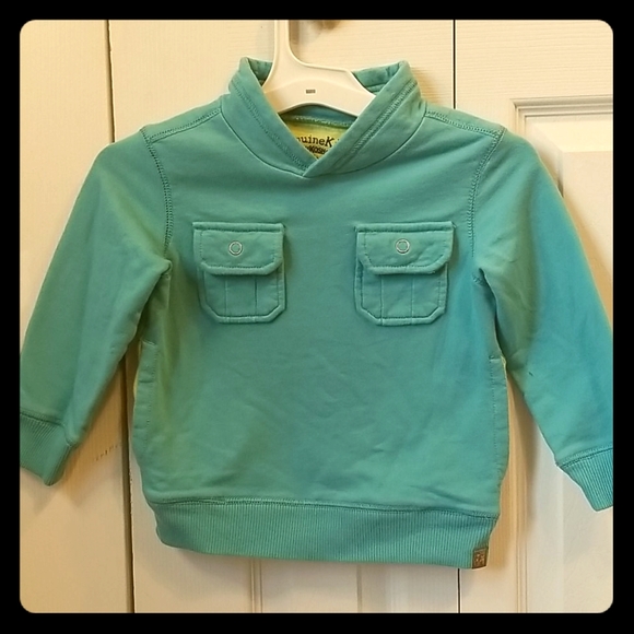 OshKosh B'gosh Other - OSHKOSH: SIZE 4T- BLUE GREEN SWEATER HOODIE